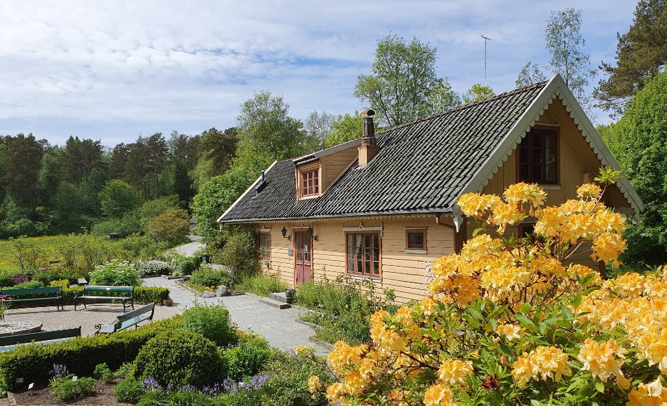 University gardens of the University Museum Bergen, Norway